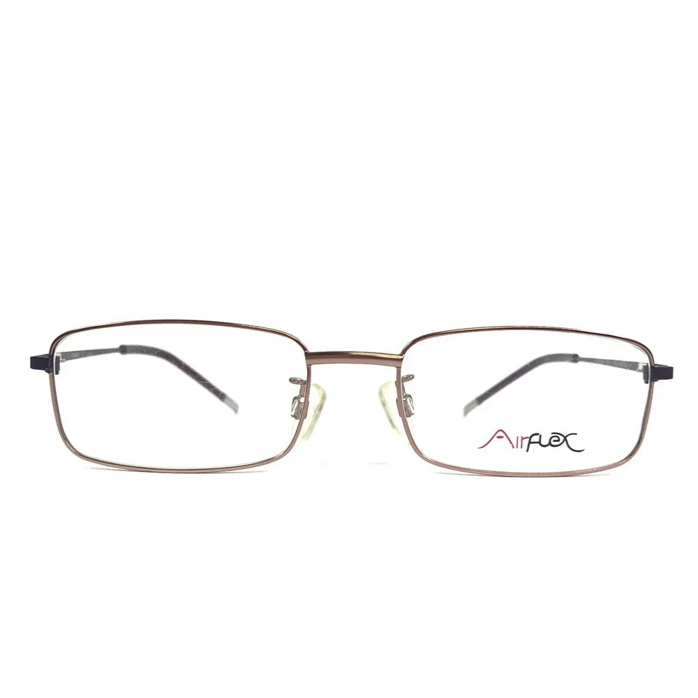 Airflex Eyeglasses Frames AF2613C C21 Purple Rose Gold Rectangle 51-17-135